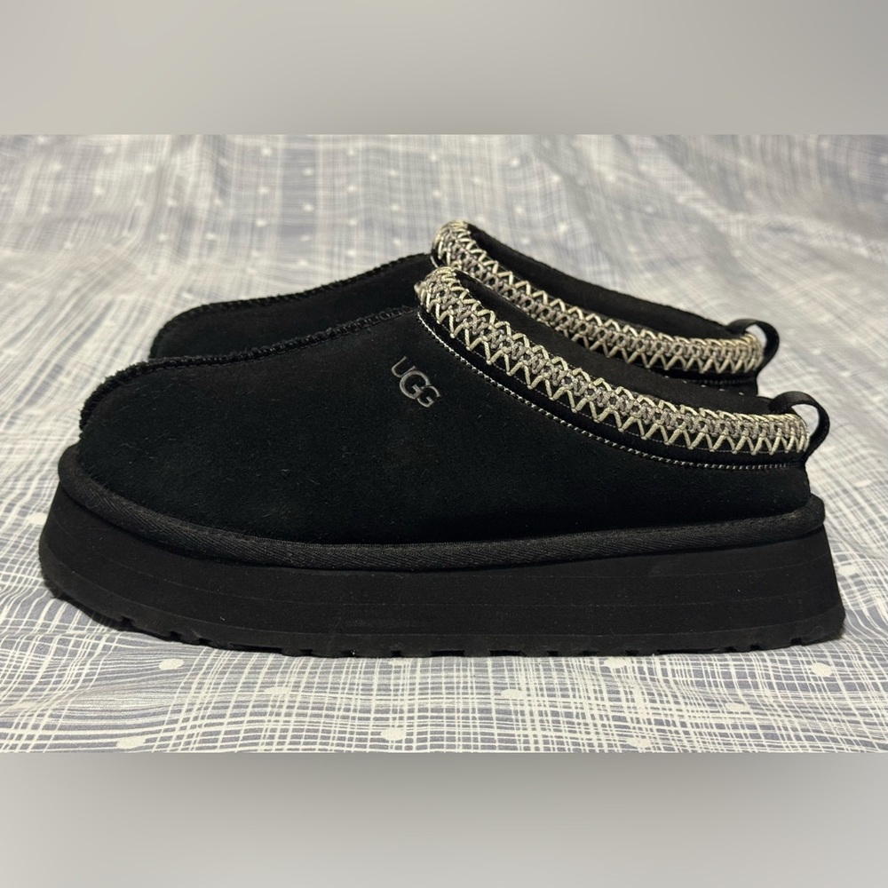 Ugg Tazz Platform Slippers Black Size 8 EUC! - Picture 7 of 7